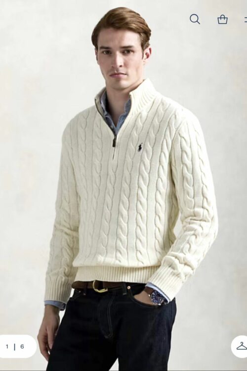 Pull zippé Old mony